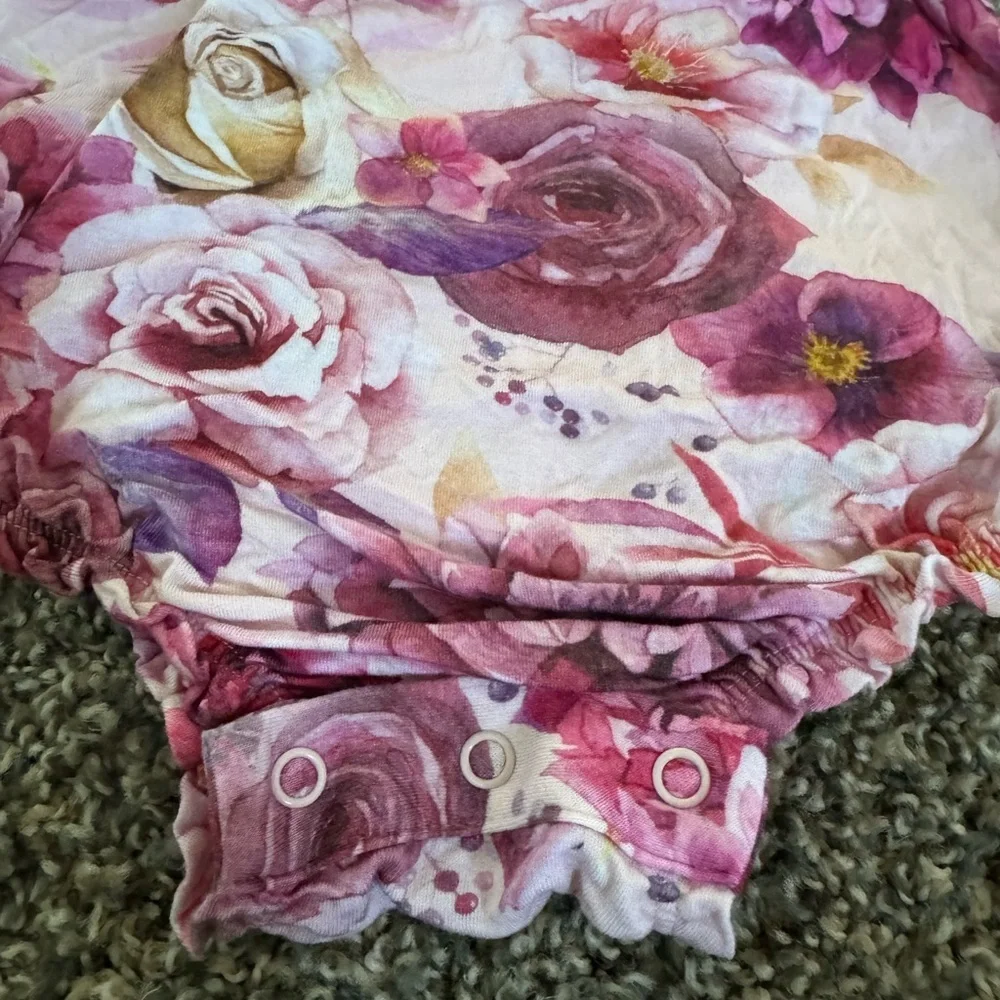 Posh Peanut bubble romper in Amira